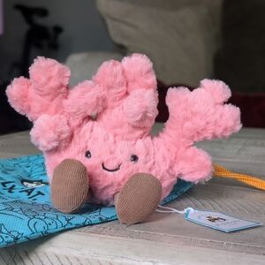 Jellycat Amuseables Coral NWT + DustBag